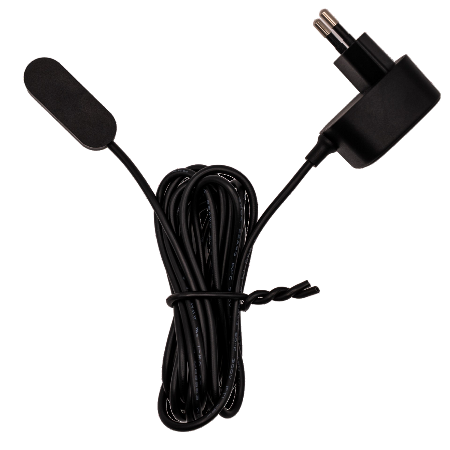 Mains power adapter black 15W